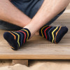 Zigzag - kolorowe stopki męskie