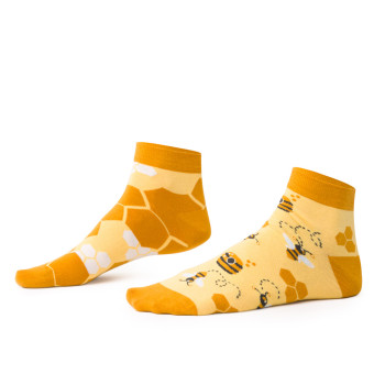 Bee low - kolorowe skarpetki krótkie