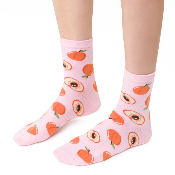 Skarpetki w brzoskwinie różowe