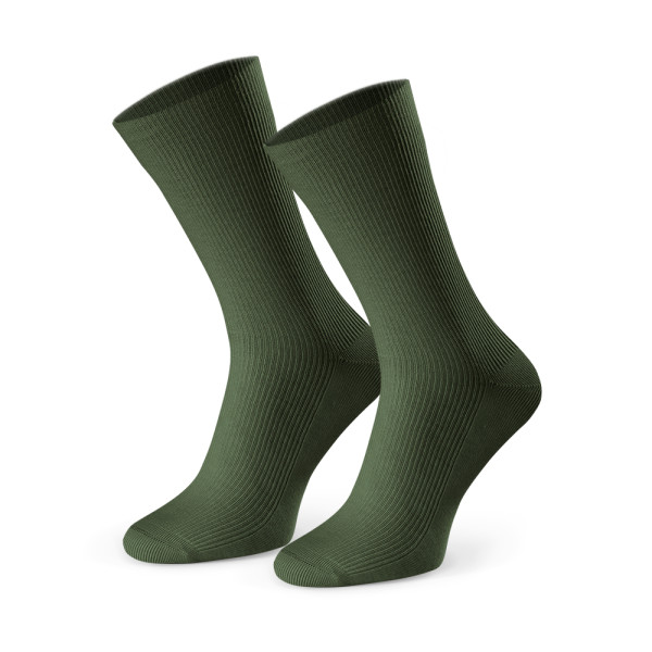 Skarpetki bezuciskowe ciemnozielone