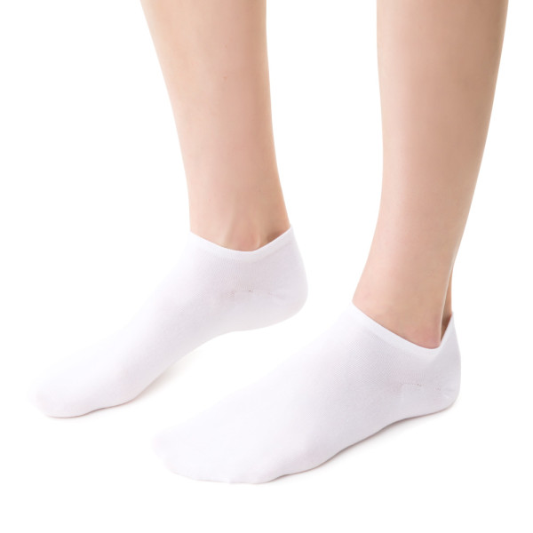 Stopki bawełniane białe