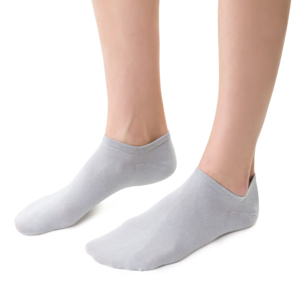 stopki bawełniane jasnoszare