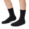 Skarpetki półfrotte z wełny merynosów czarne
