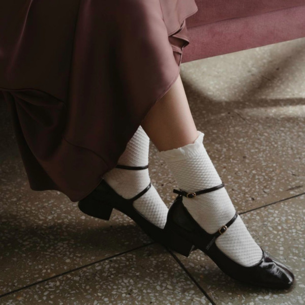 Skarpetki comet 3D białe