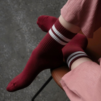 Skarpetki sportowe bordowe...