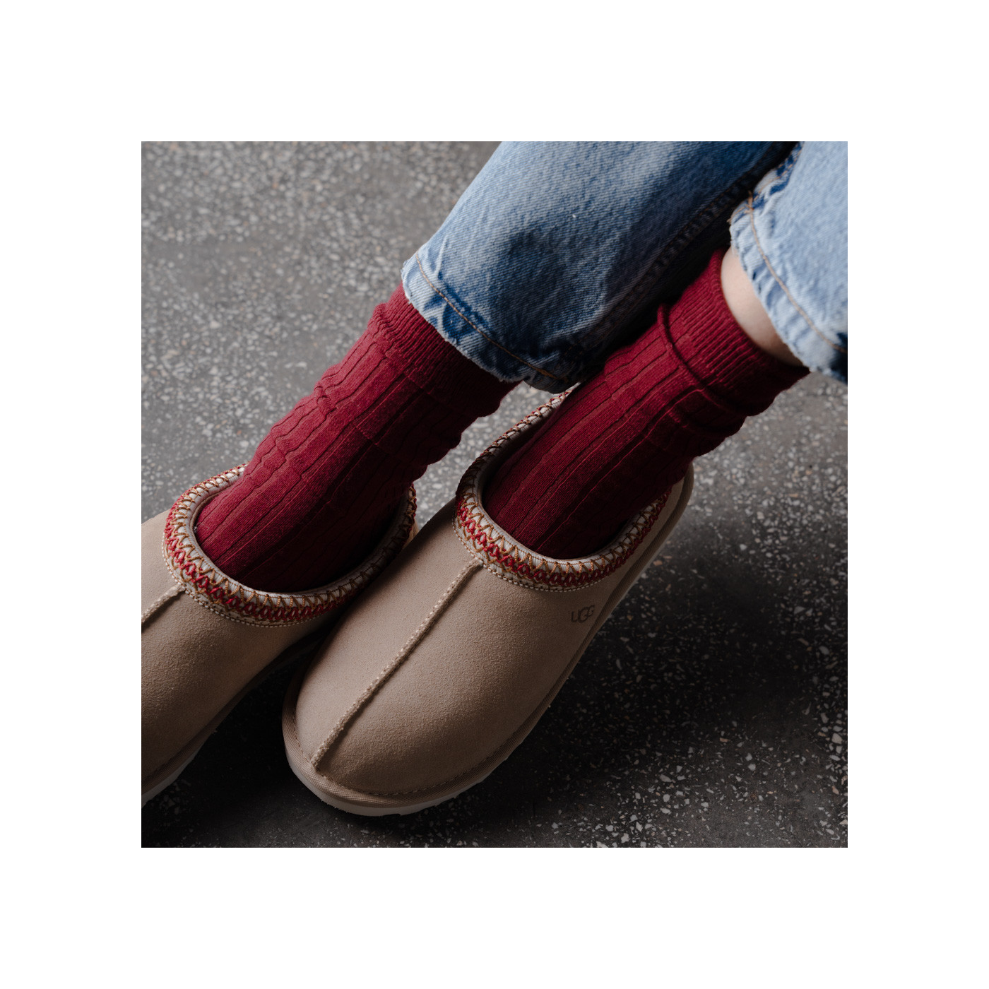 Skarpetki z wełny merynosów dla kobiet w kolorze - BORDOWYM - MERINO WOOL Skarpetki z wełny merynosów dla kobiet w kolorze - BORDOWYM - MERINO WOOL