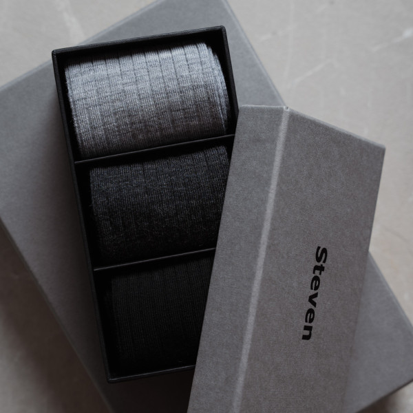 Zestaw skarpet z wełny merynosów 3-pak