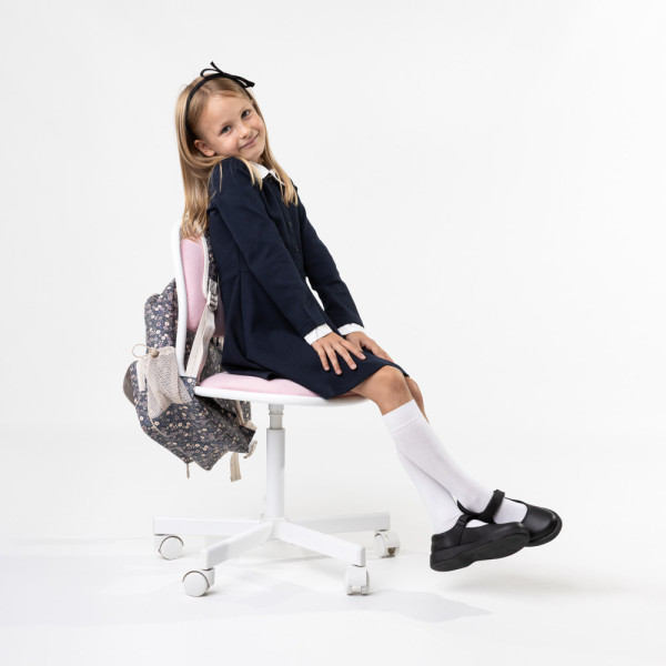 Podkolanówki bawełniane białe