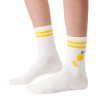 Skarpetki z cytryną ecru