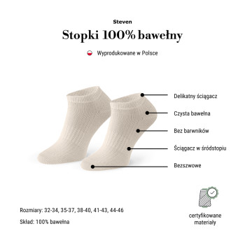 Stopki 100% bawełna naturalna