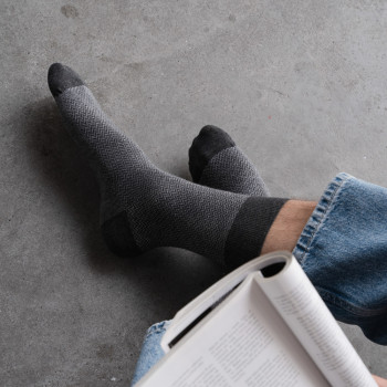 Skarpety żakardowe szare