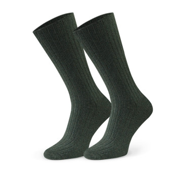 Skarpety z wełny jagnięcej zielone