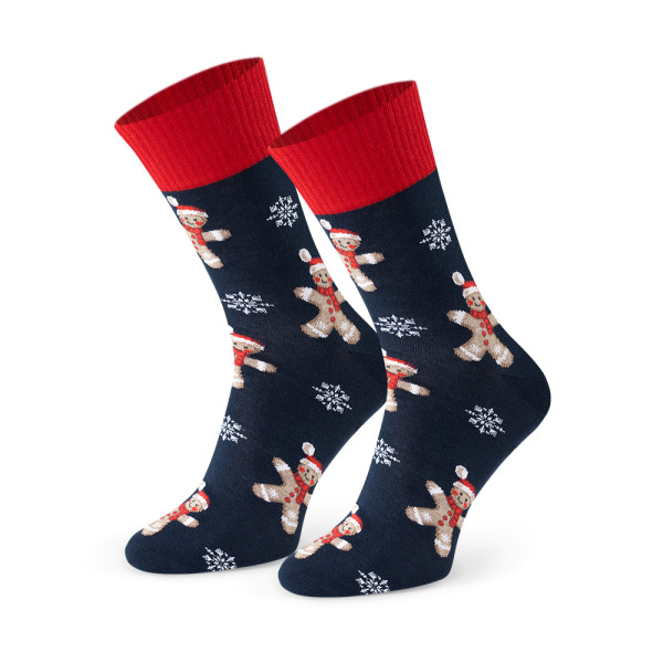 Skarpety w ciasteczka granatowe