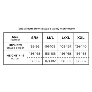 Art.130 BD003 S/M 156/168 MELANŻ SZARY  Rajstopy