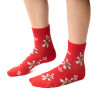 Skarpetki w ciasteczka czerwone