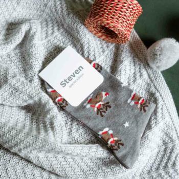 Art.136 MM004 44-46 MELANŻ SZARY Skarpety