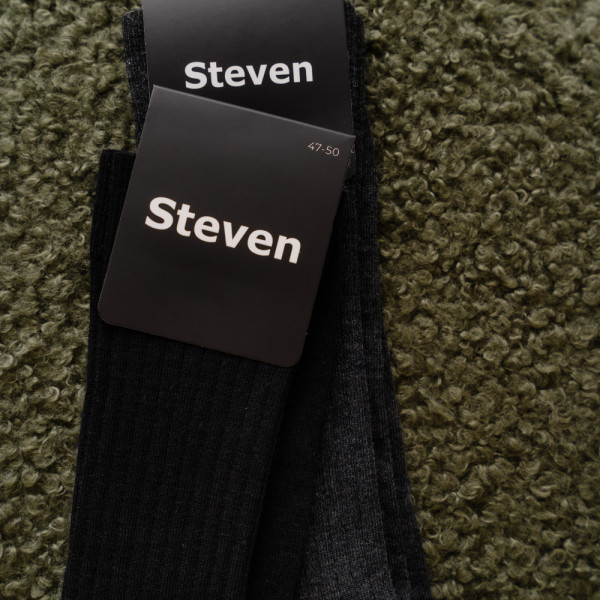 Skarpety bezuciskwe z wełny merynosów XL czarne