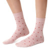 Skarpetki w serduszka różowe