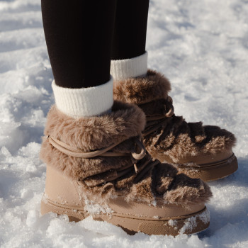 Skarpetki 50% wełna Alpaka ecru