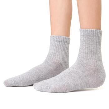 Art. 014 CG375 32-34 MELANŻ JASNY SZARY Skarpety