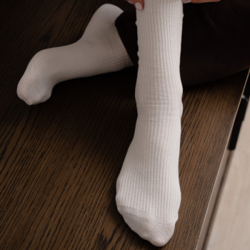 Skarpetki bezuciskowe białe