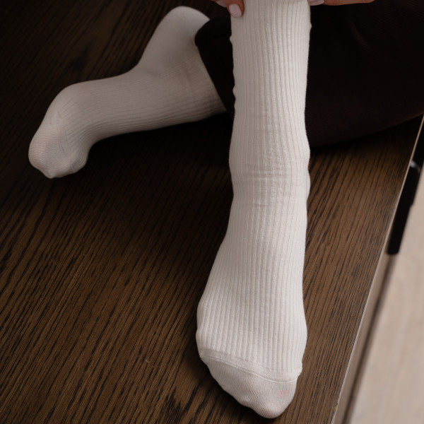 Skarpetki bezuciskowe białe