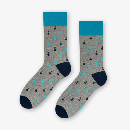 TIES - Skarpetki bawełniane casual szare
