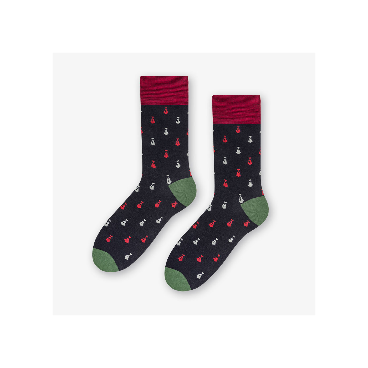 TIES - Skarpetki bawełniane casual granatowe