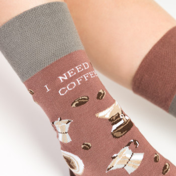 COFFEE - kolorowe skarpetki...