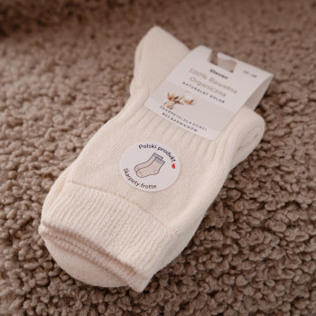 Skarpetki frotte 100% bawełna organiczna dla dzieci