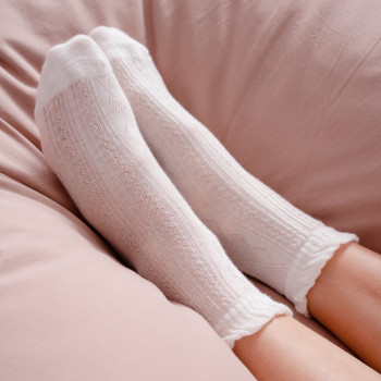 Skarpetki 3D z falbanką