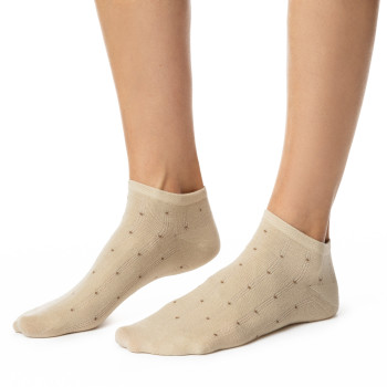 Stopki wzorowane beżowe