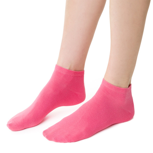 Stopki bawełniane różowe