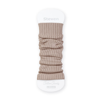 Getry bawełniane beżowe