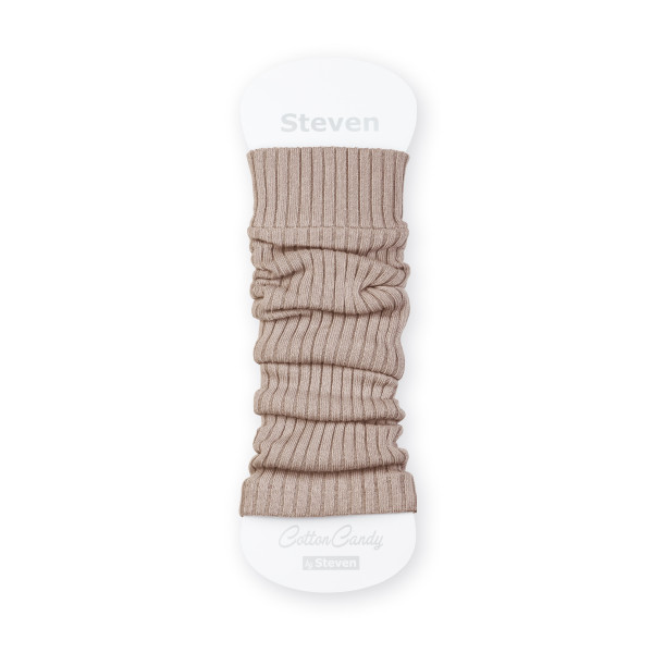 Getry bawełniane beżowe