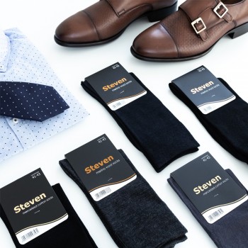 Skarpety MERINO WOOL granatowe