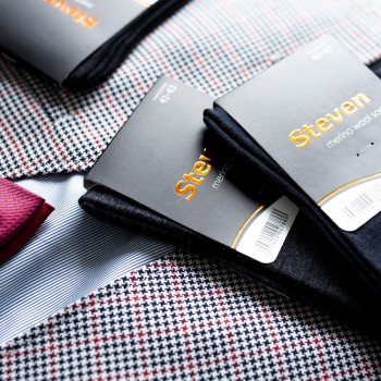 Skarpety MERINO WOOL granatowe