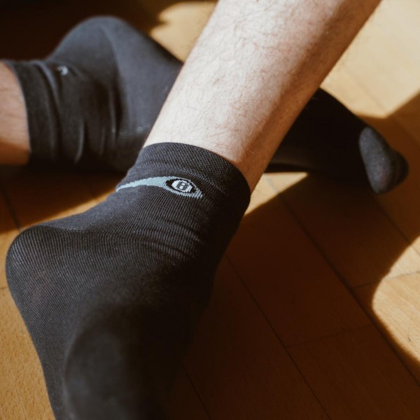 Stopki bawełniane z bilą czarne