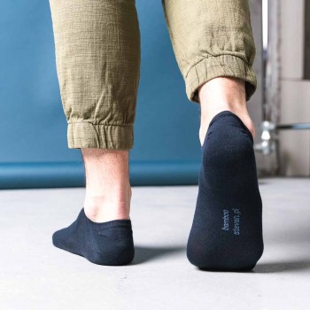 Stopki bambusowe cienkie granatowe