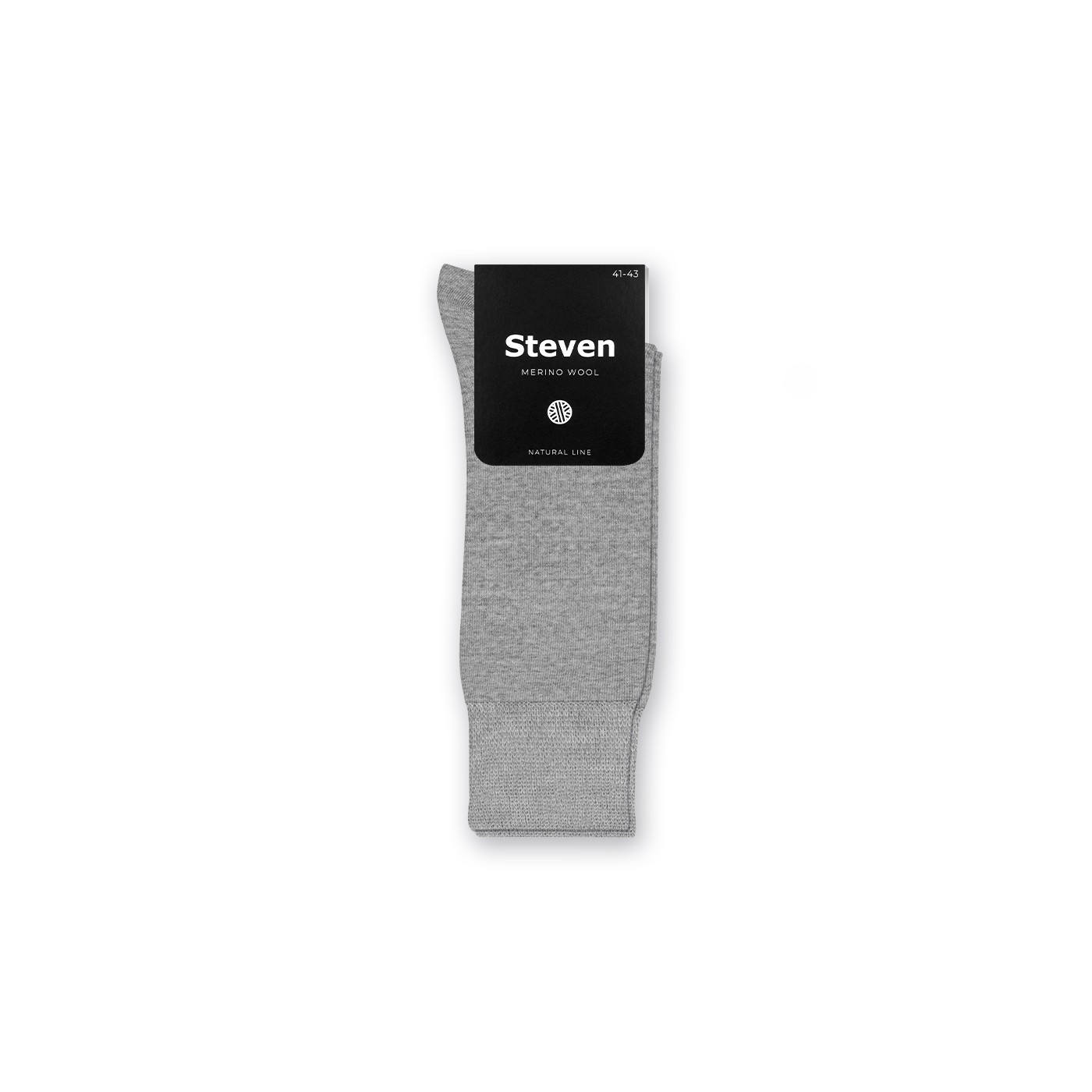 Skarpety MERINO WOOL z wełny merynosa dla mężczyzn w kolorze SZARYM