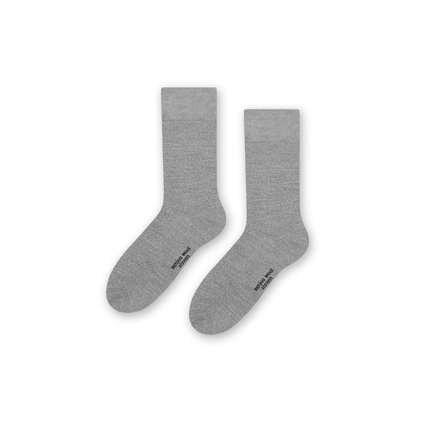 Skarpety MERINO WOOL z wełny merynosa dla mężczyzn w kolorze SZARYM